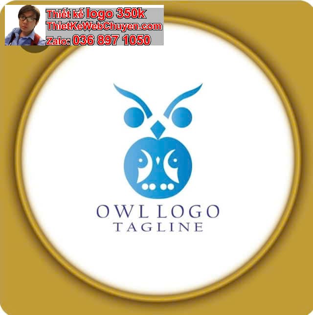 Thiết kế logo miễn phí hình tròn giá rẻ