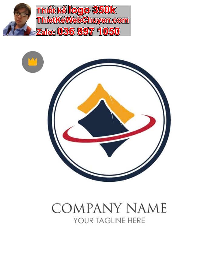 Thiết kế logo miễn phí hình tròn giá rẻ