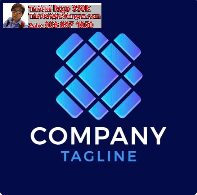 Thiết kế logo miễn phí hình vuông giá rẻ