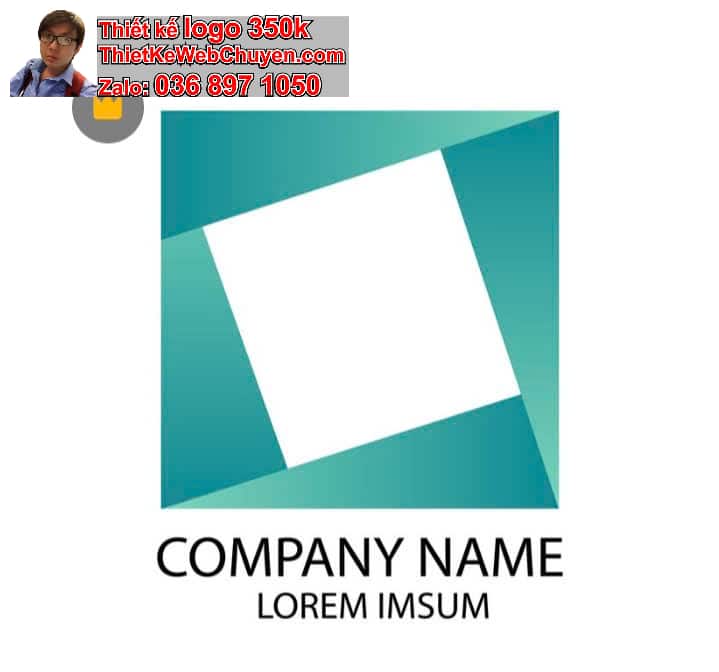 Thiết kế logo miễn phí hình vuông giá rẻ