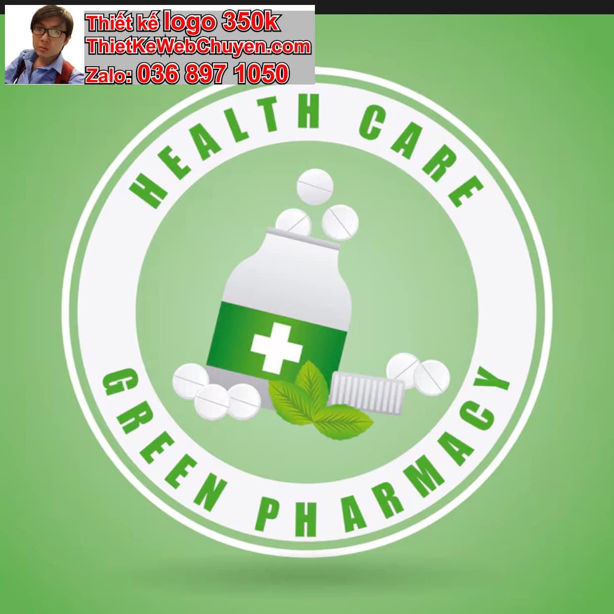 Thiết kế logo miễn phí nhà thuốc giá rẻ