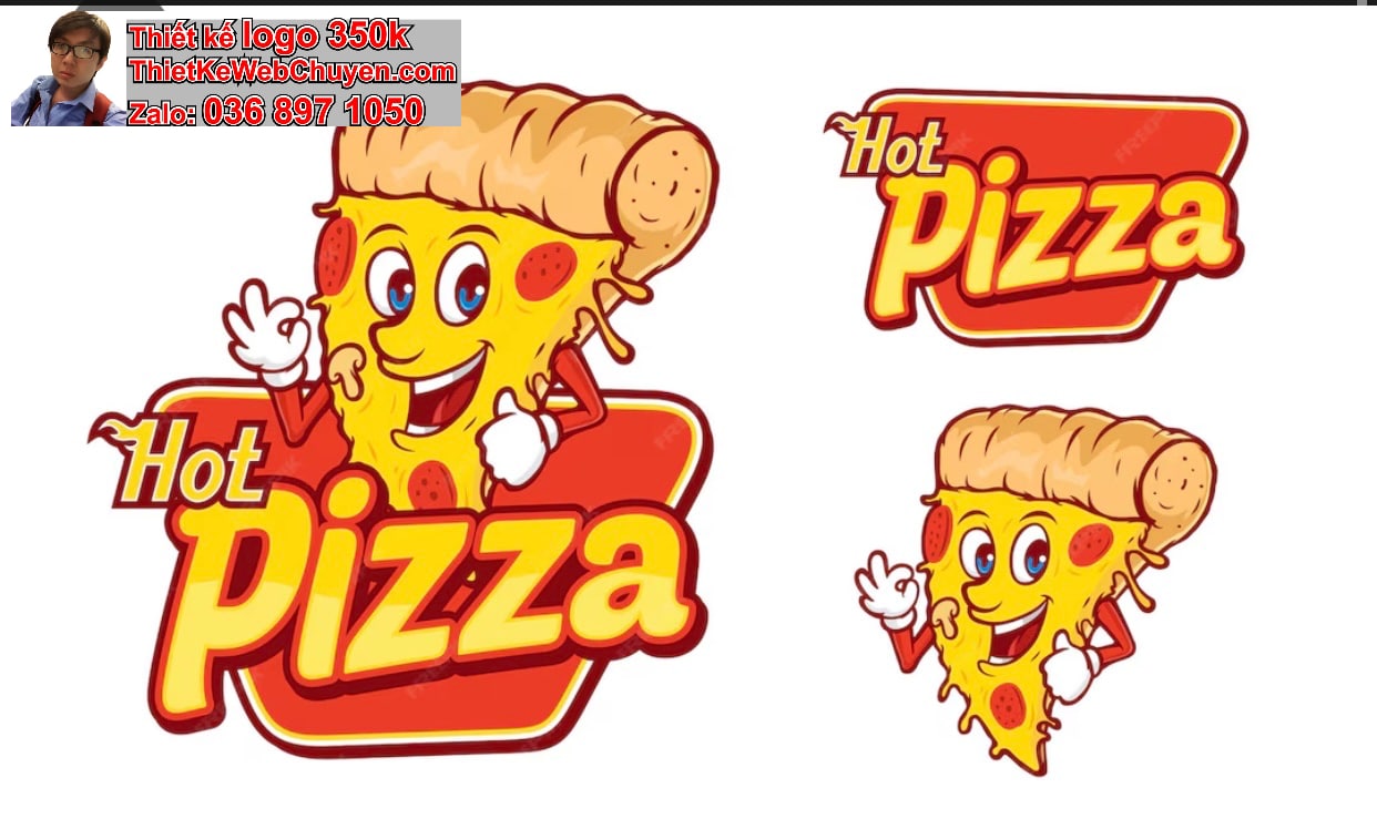 Thiết kế logo miễn phí pizza
