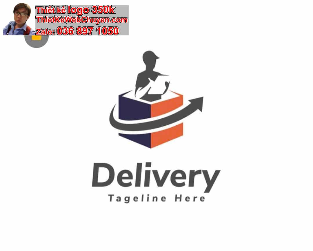 Thiết kế logo miễn phí shipper giao hàng nhanh