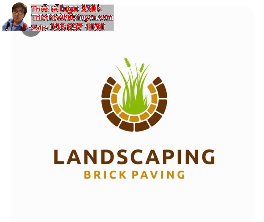 Thiết kế logo miễn phí thi công cảnh quan sân vườn 