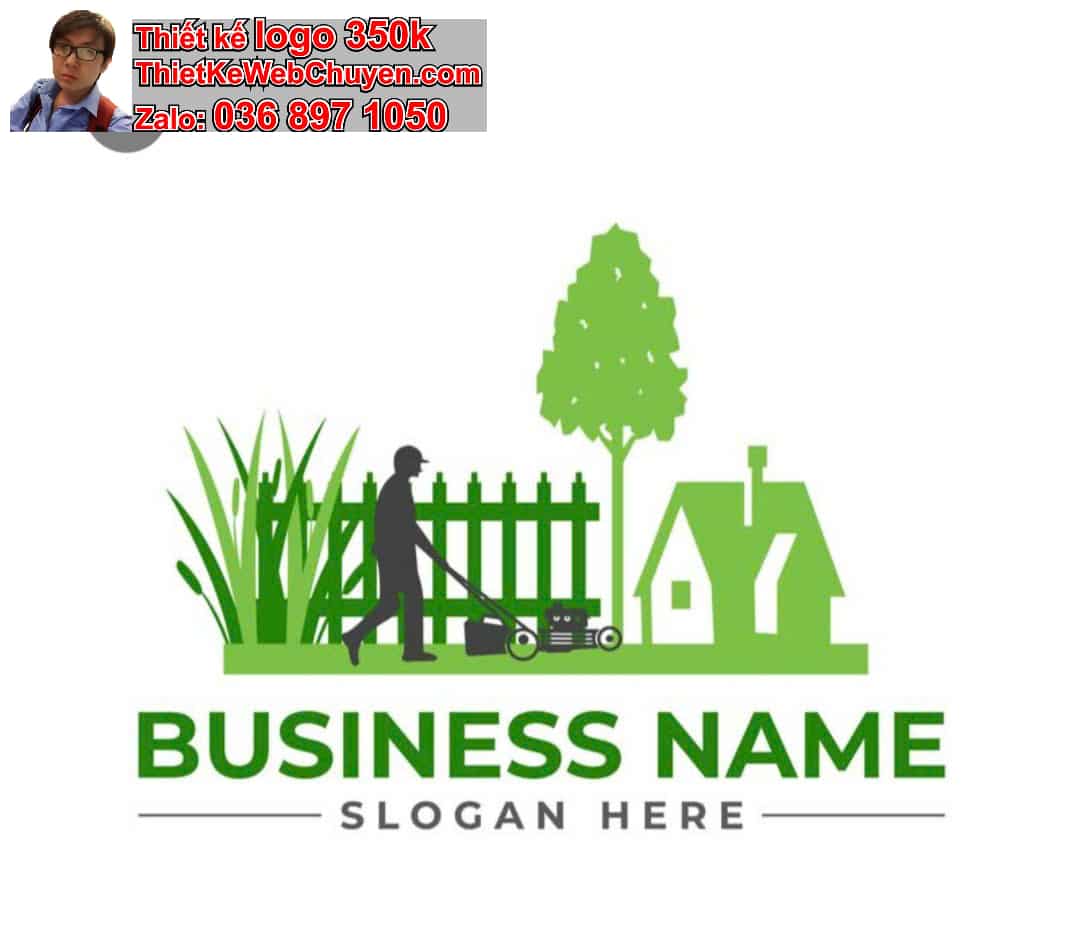 Thiết kế logo miễn phí thi công cảnh quan sân vườn 