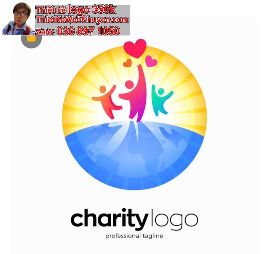 Thiết kế logo miễn phí tổ chức từ thiện giá rẻ