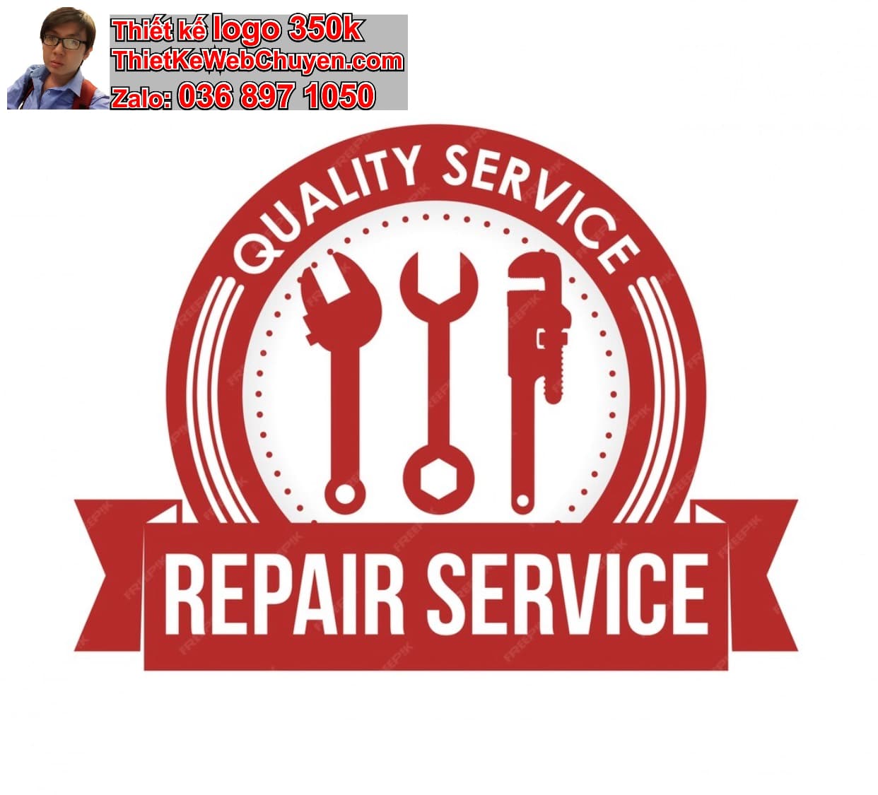 Thiết kế logo miễn phí trung tâm sửa chữa giá rẻ