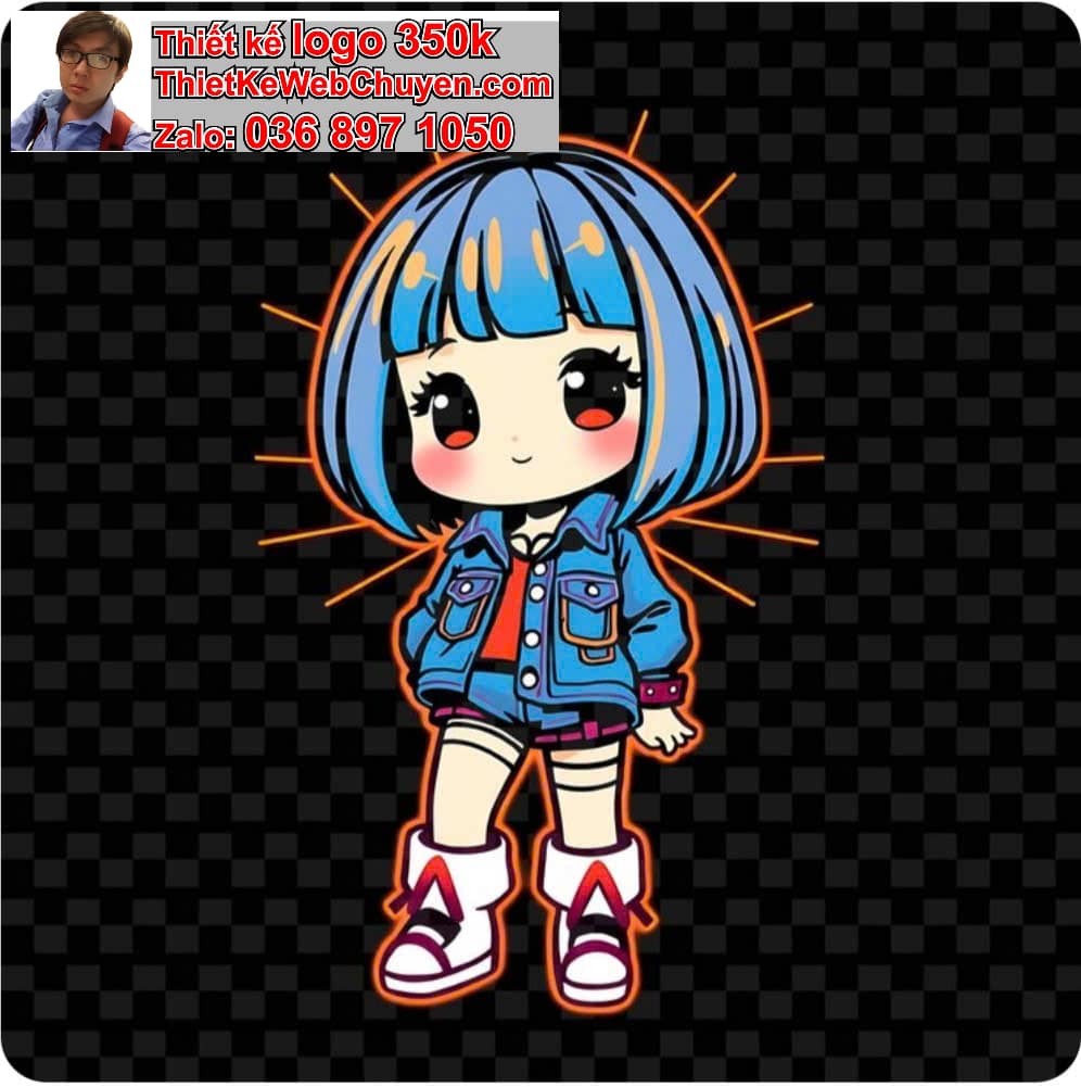 Thiết kế mascot chibi dễ thương