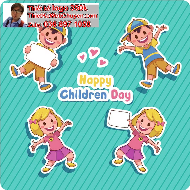 thiết kế mascot cho ngày hội thiếu nhi
