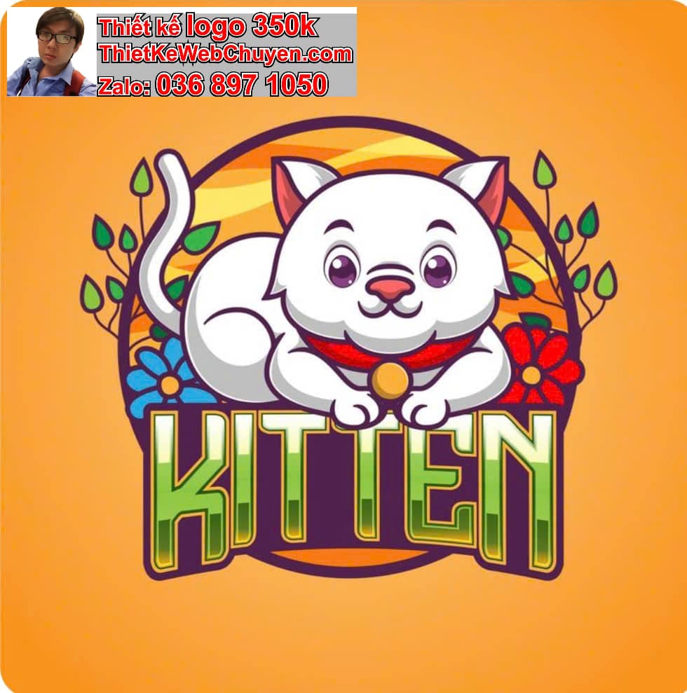 Thiết kế mascot hình con mèo