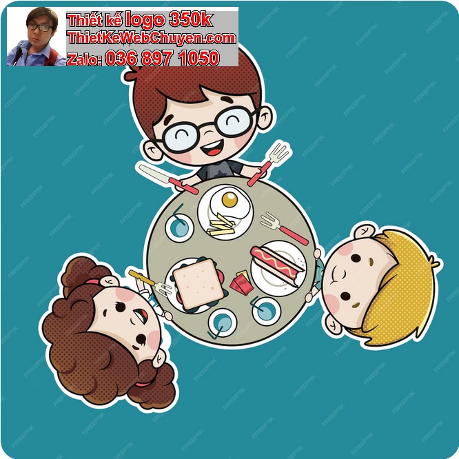 Thiết Kế Mascot Nhà Hàng