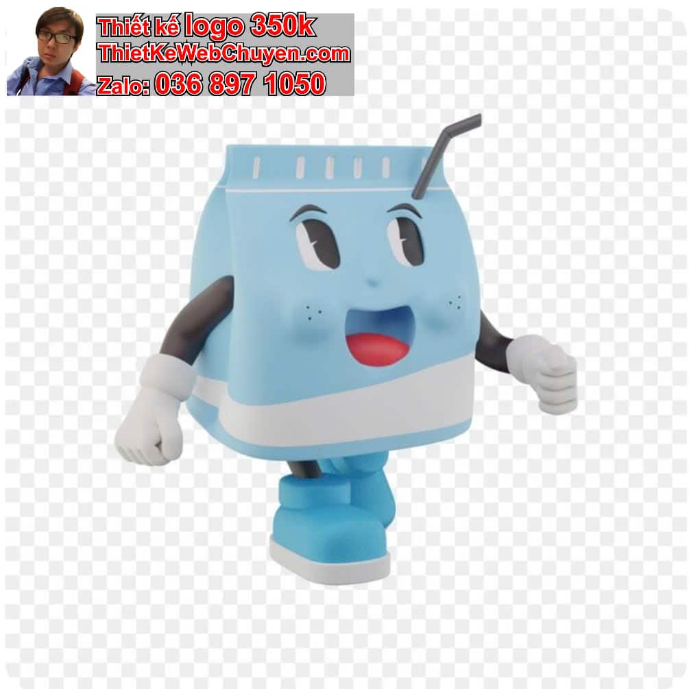 Thiết kế mascot tối giản
