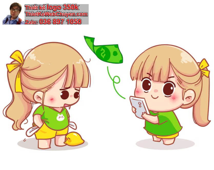 Vẽ chibi bằng Illustrator