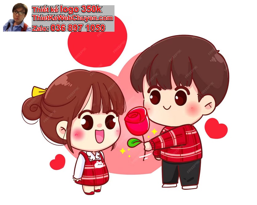 Vẽ chibi cho cặp đôi yêu xa