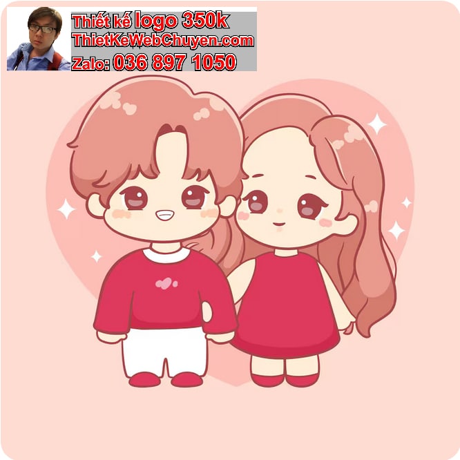 Vẽ chibi cho cặp đôi yêu xa