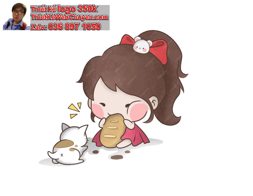 Vẽ chibi in lịch để bàn