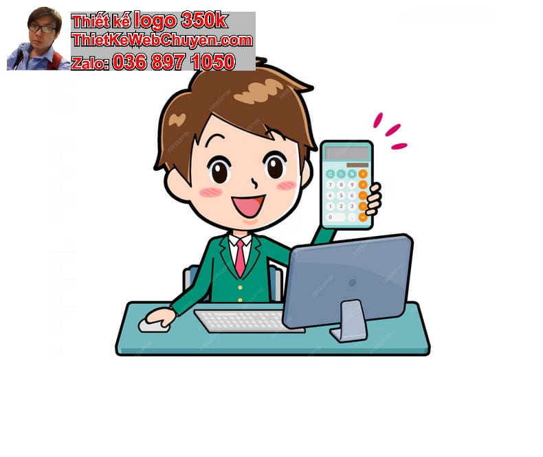 vẽ chibi in sticker dán laptop