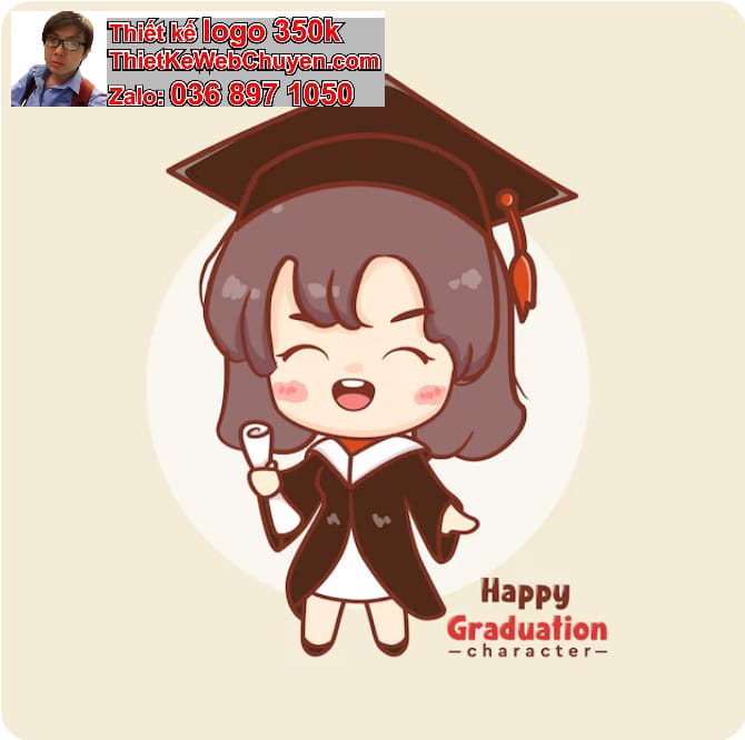 Vẽ chibi làm quà tốt nghiệp