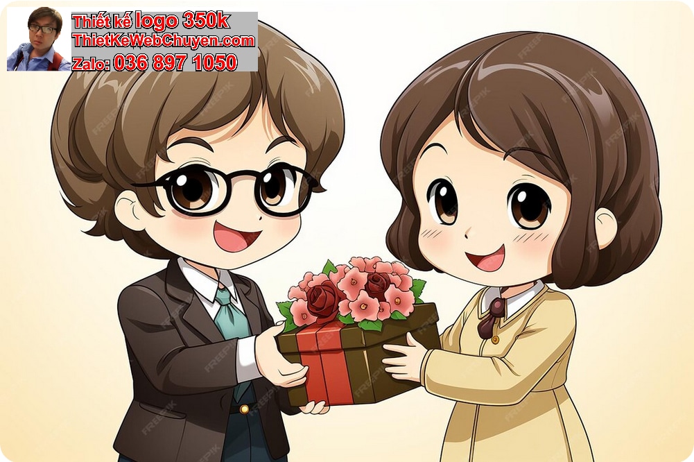 Vẽ Chibi Tặng 20/10