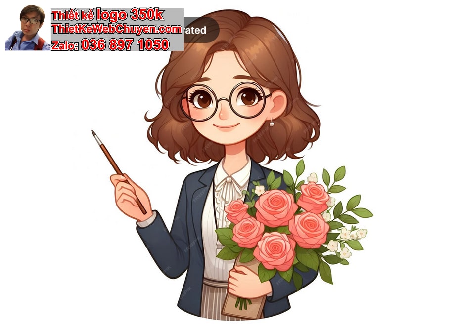 vẽ chibi tặng 20/11