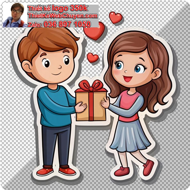 Vẽ chibi tặng người yêu