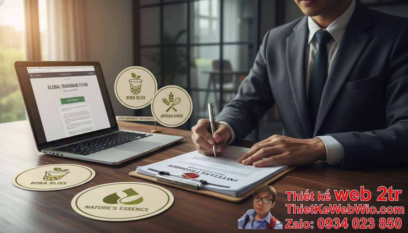 1. Dịch vụ đăng ký bản quyền logo bán nguyên liệu thực phẩm trà sữa bánh là gì
và tại sao cần thiết? 1. Dịch vụ đăng ký bản quyền logo bán nguyên liệu thực phẩm trà sữa bánh là gì
và tại sao cần thiết?