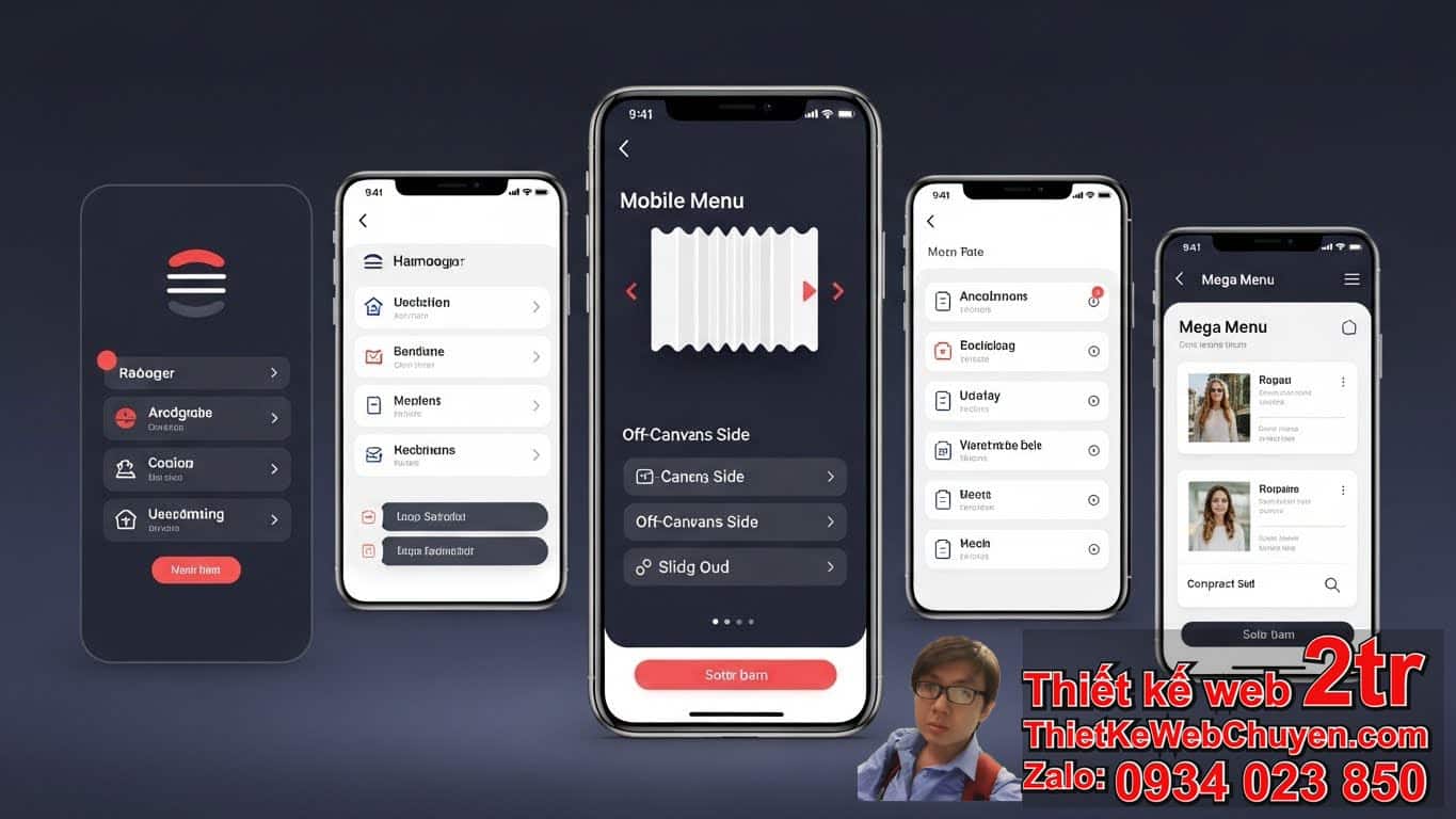 1. Mẫu Menu Mobile Là Gì Và Tại Sao Nó Quan Trọng?
