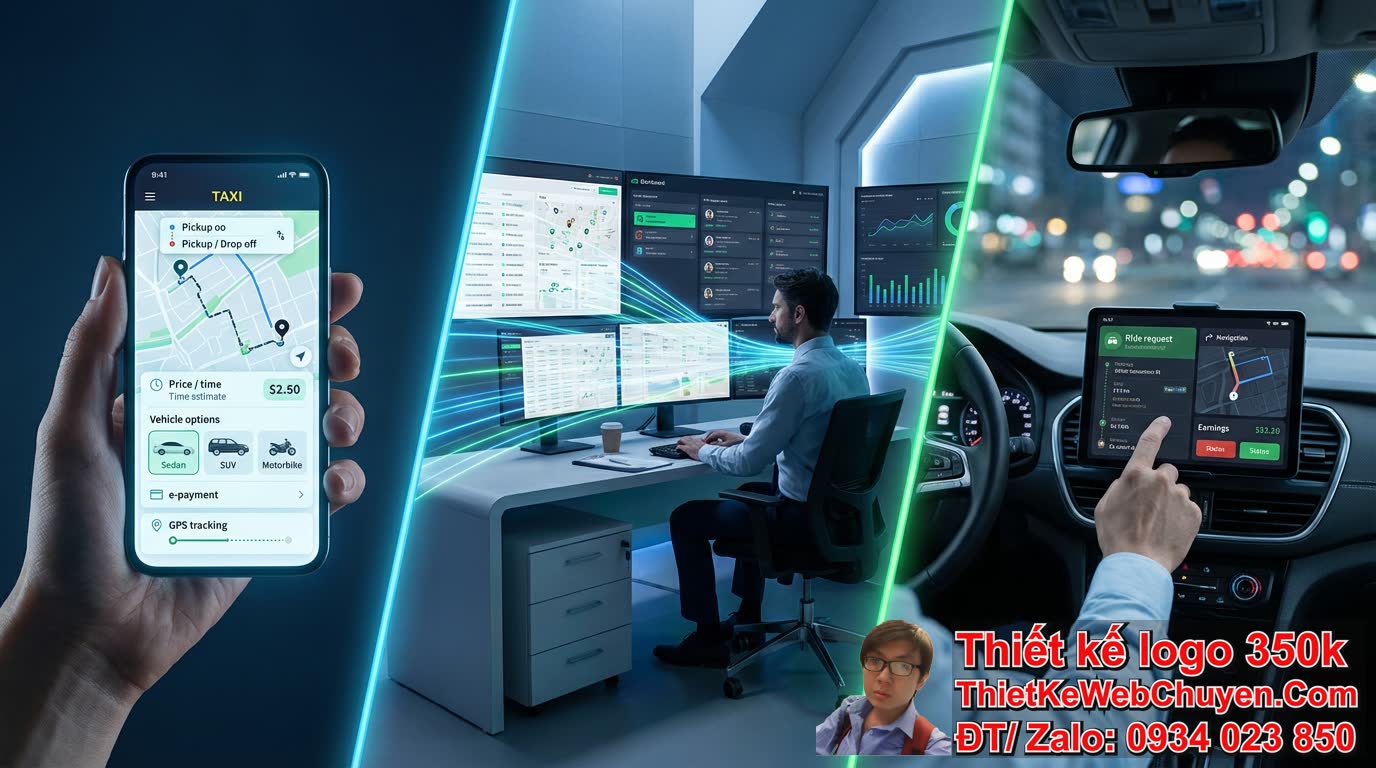 Các Thành Phần Cốt Lõi của Hệ Thống Thiết Kế Web Taxi Quản Lý Xe & Chuyến Đi
Hiện Đại bao gồm những gì? Các Thành Phần Cốt Lõi của Hệ Thống Thiết Kế Web Taxi Quản Lý Xe & Chuyến Đi
Hiện Đại bao gồm những gì?