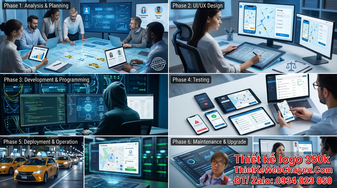 Quy Trình Thiết Kế Web Taxi Có Hệ Thống Quản Lý Đơn Đặt Xe Diễn Ra Như Thế Nào? Quy Trình Thiết Kế Web Taxi Có Hệ Thống Quản Lý Đơn Đặt Xe Diễn Ra Như Thế Nào?