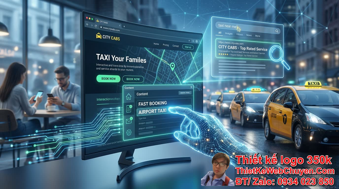 Tại sao doanh nghiệp cần thiết kế web taxi có hỗ trợ viết nội dung?