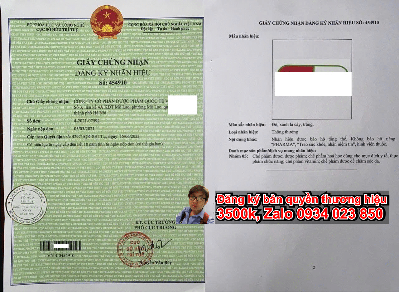 Dịch Vụ Đăng Ký Bản Quyền Thương Hiệu Nhãn Hiệu