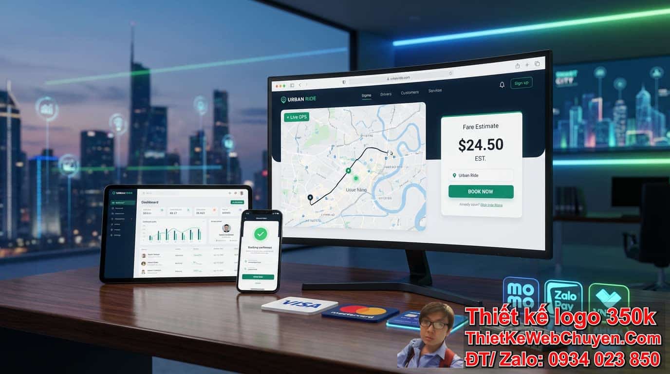 Các tính năng cốt lõi của một trang web thiết kế web taxi tính cước tự động là
gì?