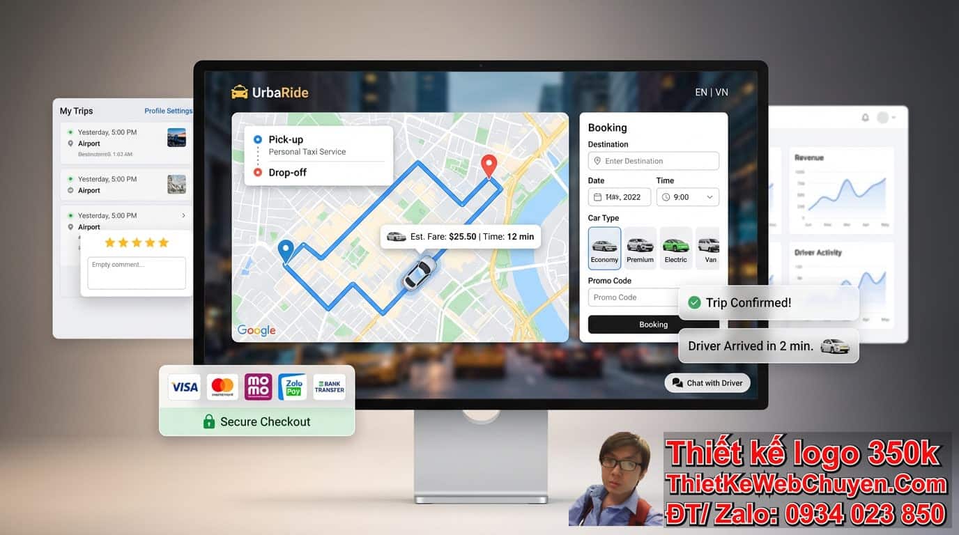 Các tính năng không thể thiếu khi thiết kế web cho dịch vụ taxi cá nhân là gì? Các tính năng không thể thiếu khi thiết kế web cho dịch vụ taxi cá nhân là gì?