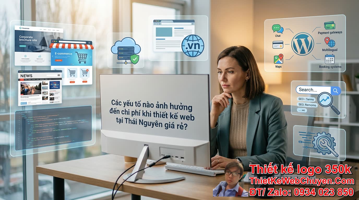Các yếu tố nào ảnh hưởng đến chi phí khi thiết kế web tại Thái Nguyên giá rẻ?