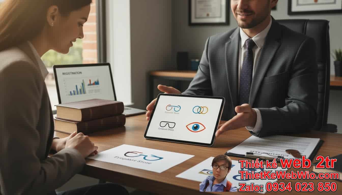 Dịch vụ đăng ký bản quyền logo cửa hàng mắt kính là gì?