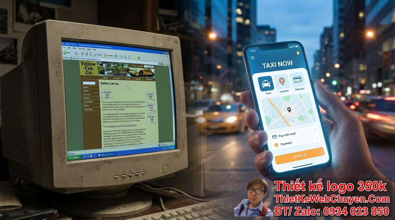 Giới thiệu: Tại sao cần thiết kế mới website taxi thay cho web cũ lỗi thời?