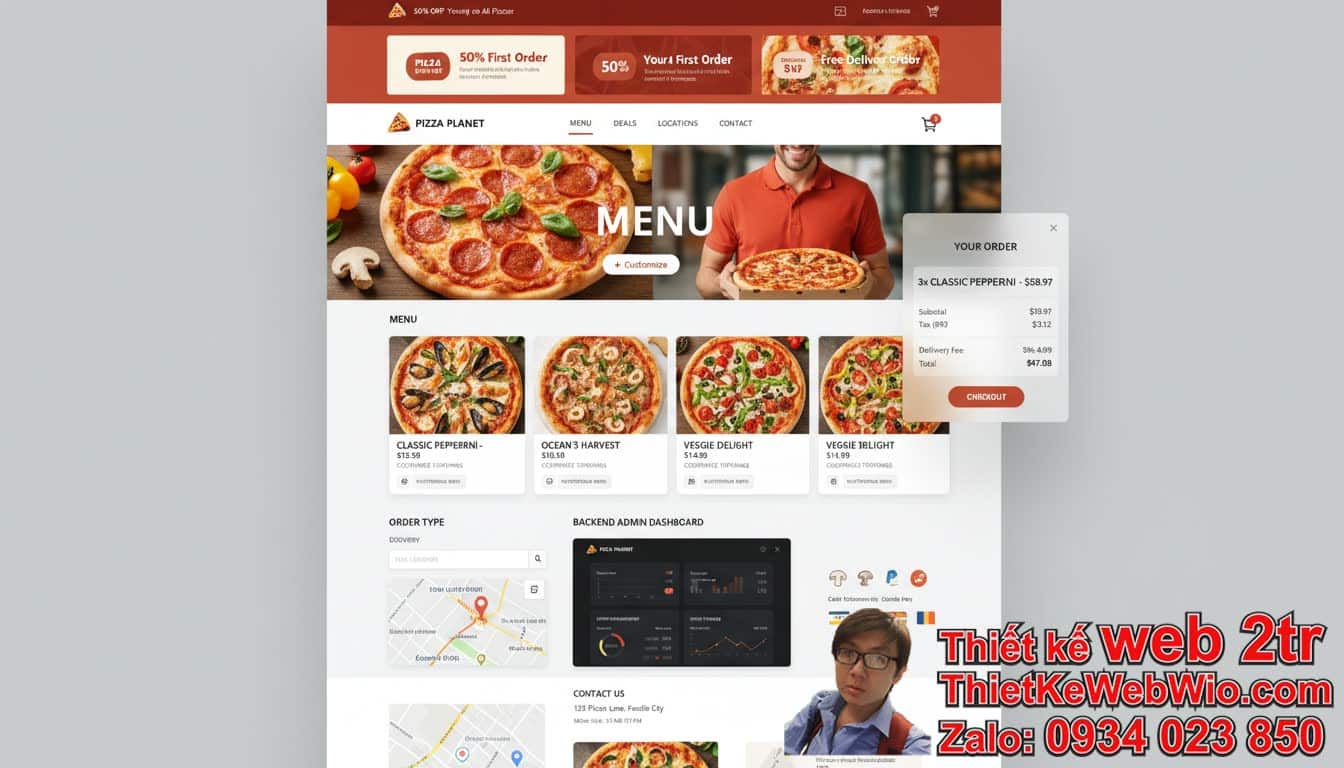 Làm thế nào để có một Website Bán Bánh Pizza Giá Rẻ hiệu quả? Làm thế nào để có một Website Bán Bánh Pizza Giá Rẻ hiệu quả?