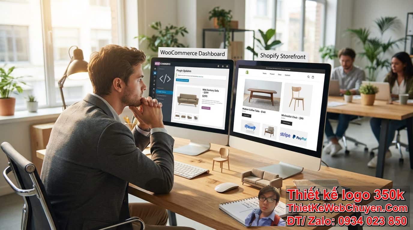 Làm thế nào để lựa chọn nền tảng phù hợp cho thiết kế web bán hàng nội thất giá
rẻ?