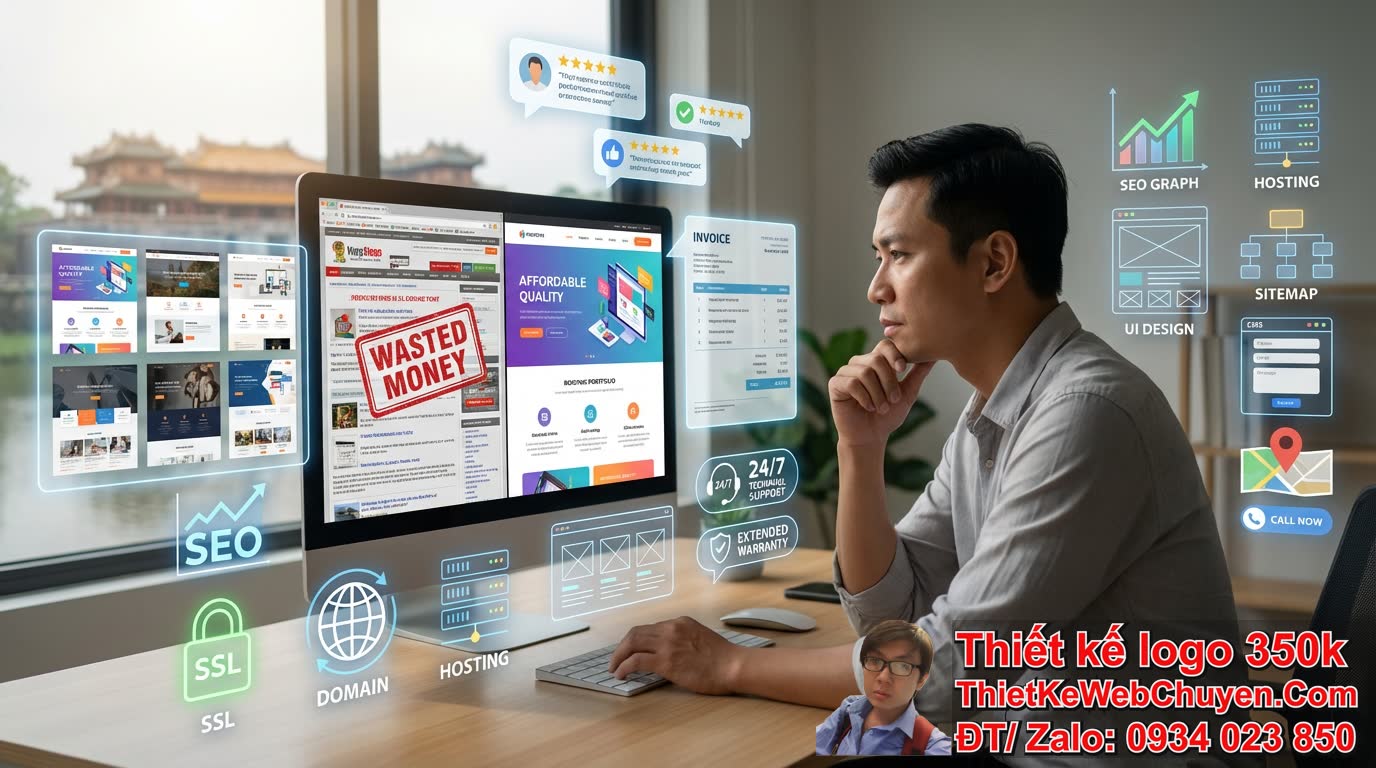 Làm thế nào để tìm được dịch vụ thiết kế web tại Huế giá rẻ nhưng vẫn đảm bảo
chất lượng? Làm thế nào để tìm được dịch vụ thiết kế web tại Huế giá rẻ nhưng vẫn đảm bảo
chất lượng?