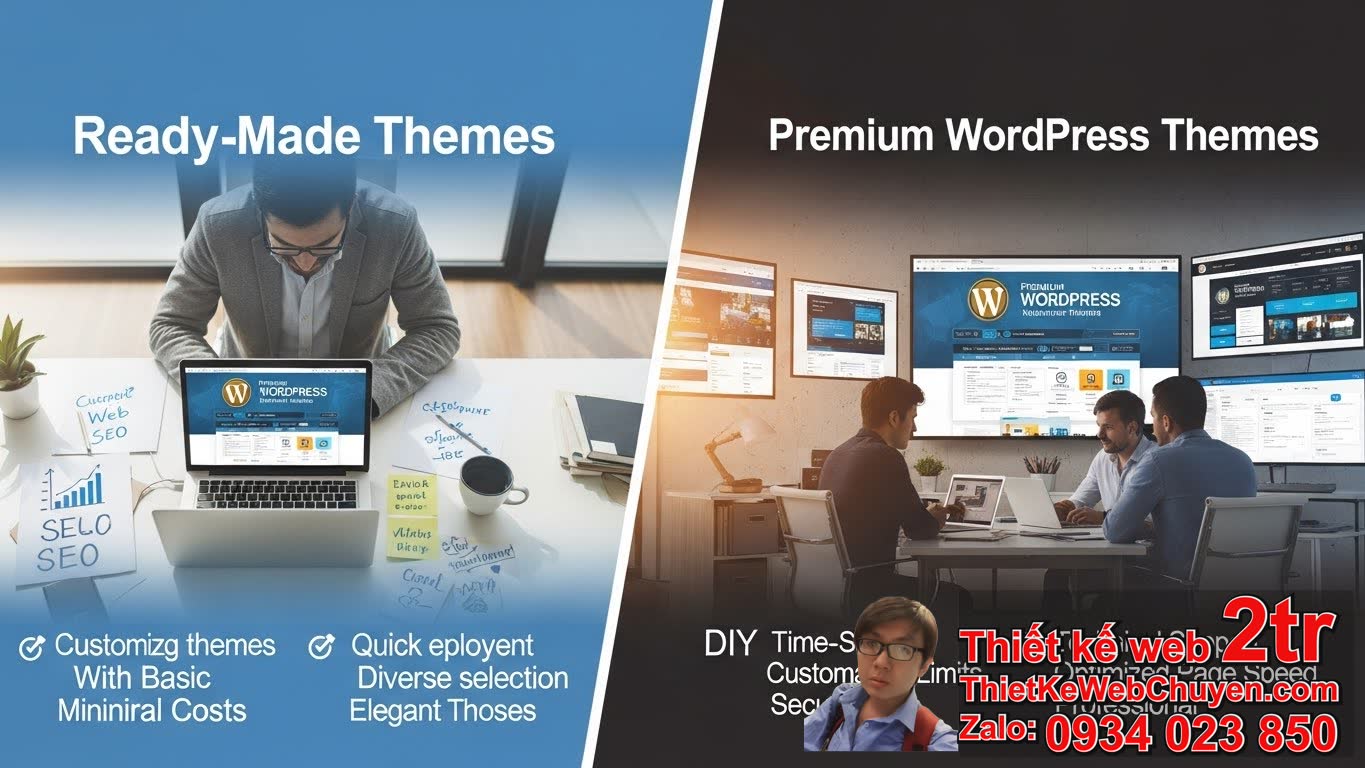 Làm Website Giống Mẫu Bao Nhiêu Tiền Khi Sử Dụng Theme Sẵn Có?