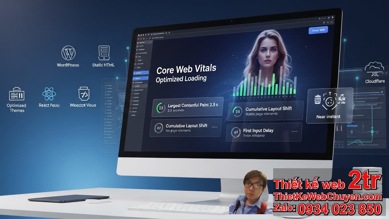 Mẫu web Core Web Vitals tốt là gì và tại sao chúng lại quan trọng?