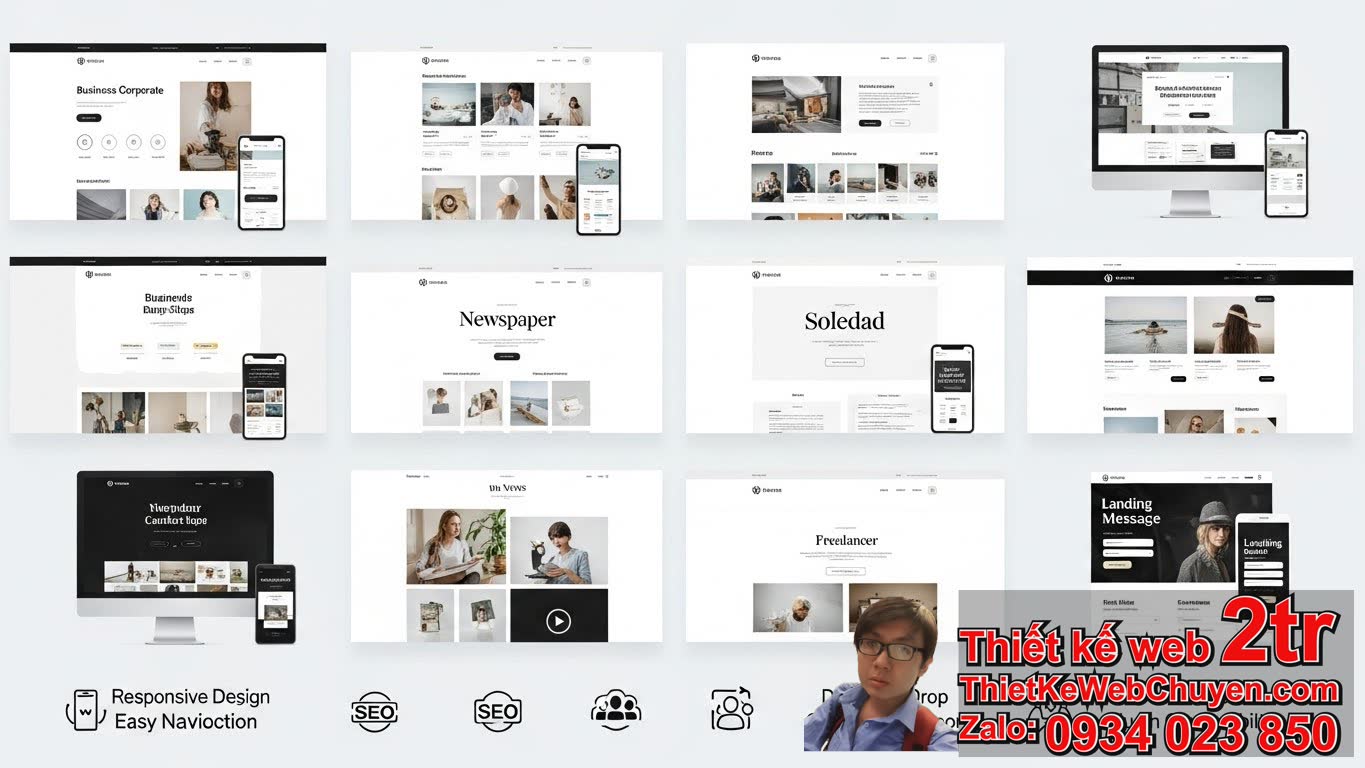 Mẫu Web Đẹp Nào Phù Hợp Với Bạn? Yếu Tố Cần Xem Xét