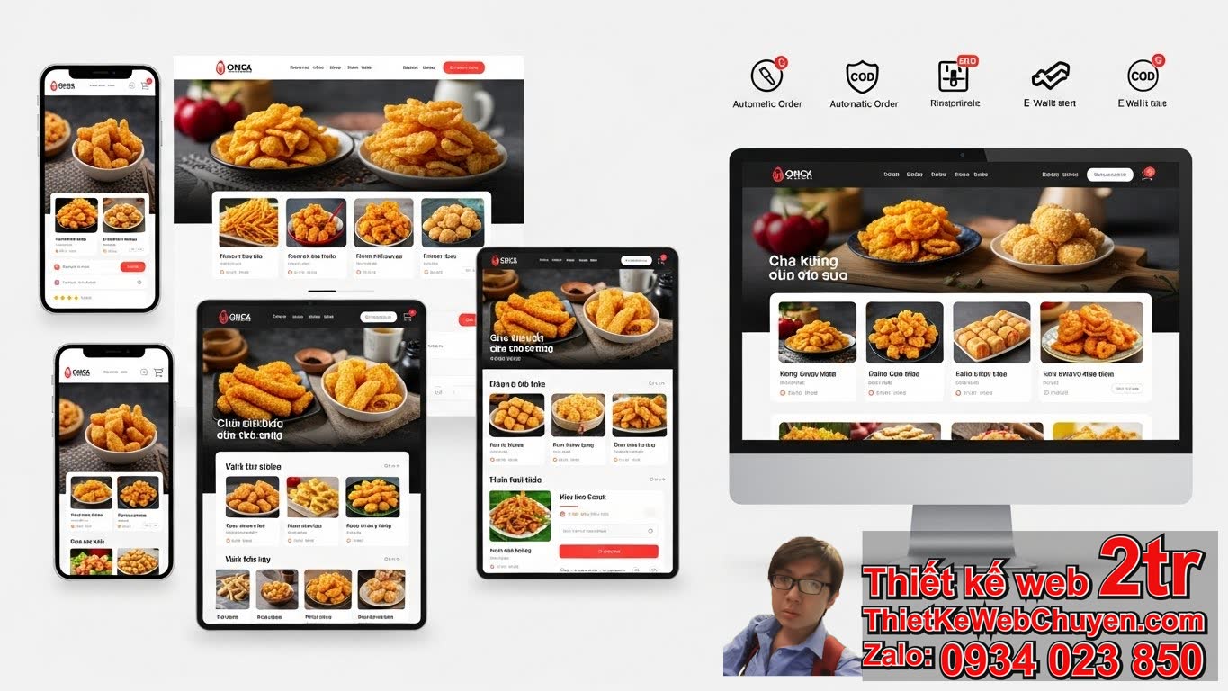 Mẫu Website Đồ Ăn Vặt Online: Lựa Chọn Nào Tối Ưu Cho Doanh Nghiệp Của Bạn?