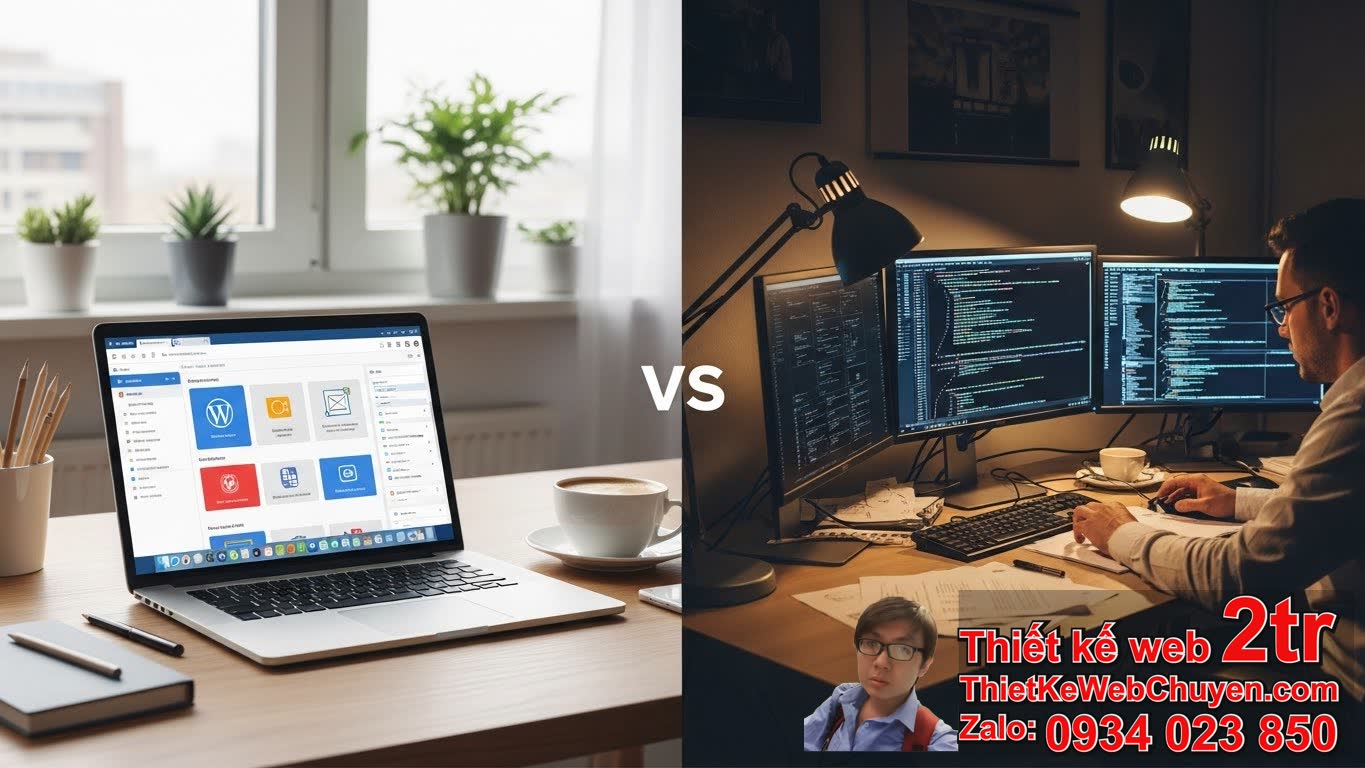 Nên làm WordPress hay code tay để tiết kiệm là tối ưu hơn? Nên làm WordPress hay code tay để tiết kiệm là tối ưu hơn?