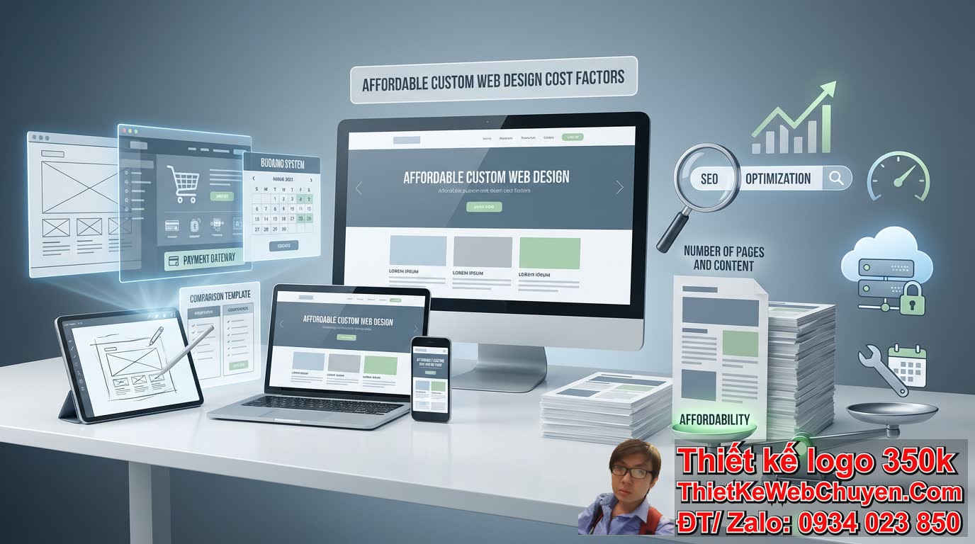 Những yếu tố nào ảnh hưởng đến chi phí thiết kế web theo yêu cầu giá rẻ? Những yếu tố nào ảnh hưởng đến chi phí thiết kế web theo yêu cầu giá rẻ?