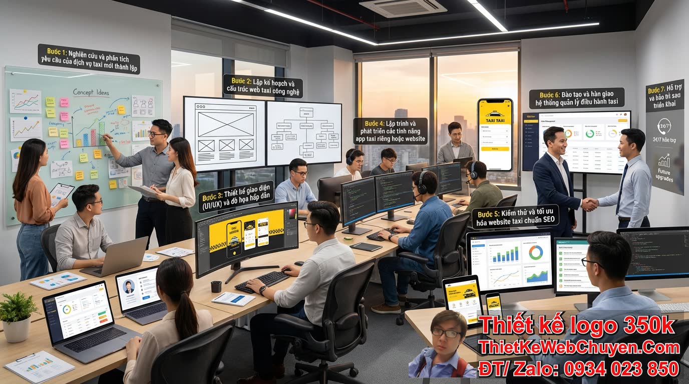 Quy trình thiết kế web dịch vụ taxi mới thành lập chuyên nghiệp diễn ra như thế
nào? Quy trình thiết kế web dịch vụ taxi mới thành lập chuyên nghiệp diễn ra như thế
nào?