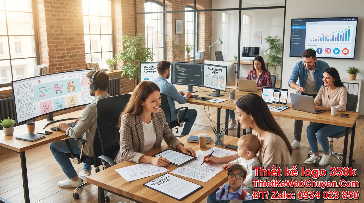 Quy trình thiết kế web shop bán đồ mẹ và bé giá rẻ diễn ra như thế nào? Quy trình thiết kế web shop bán đồ mẹ và bé giá rẻ diễn ra như thế nào?