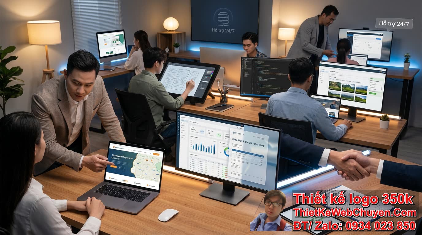 Quy trình thiết kế web tại Cao Bằng giá rẻ diễn ra như thế nào tại
ThietKeWebChuyen.com? Quy trình thiết kế web tại Cao Bằng giá rẻ diễn ra như thế nào tại
ThietKeWebChuyen.com?