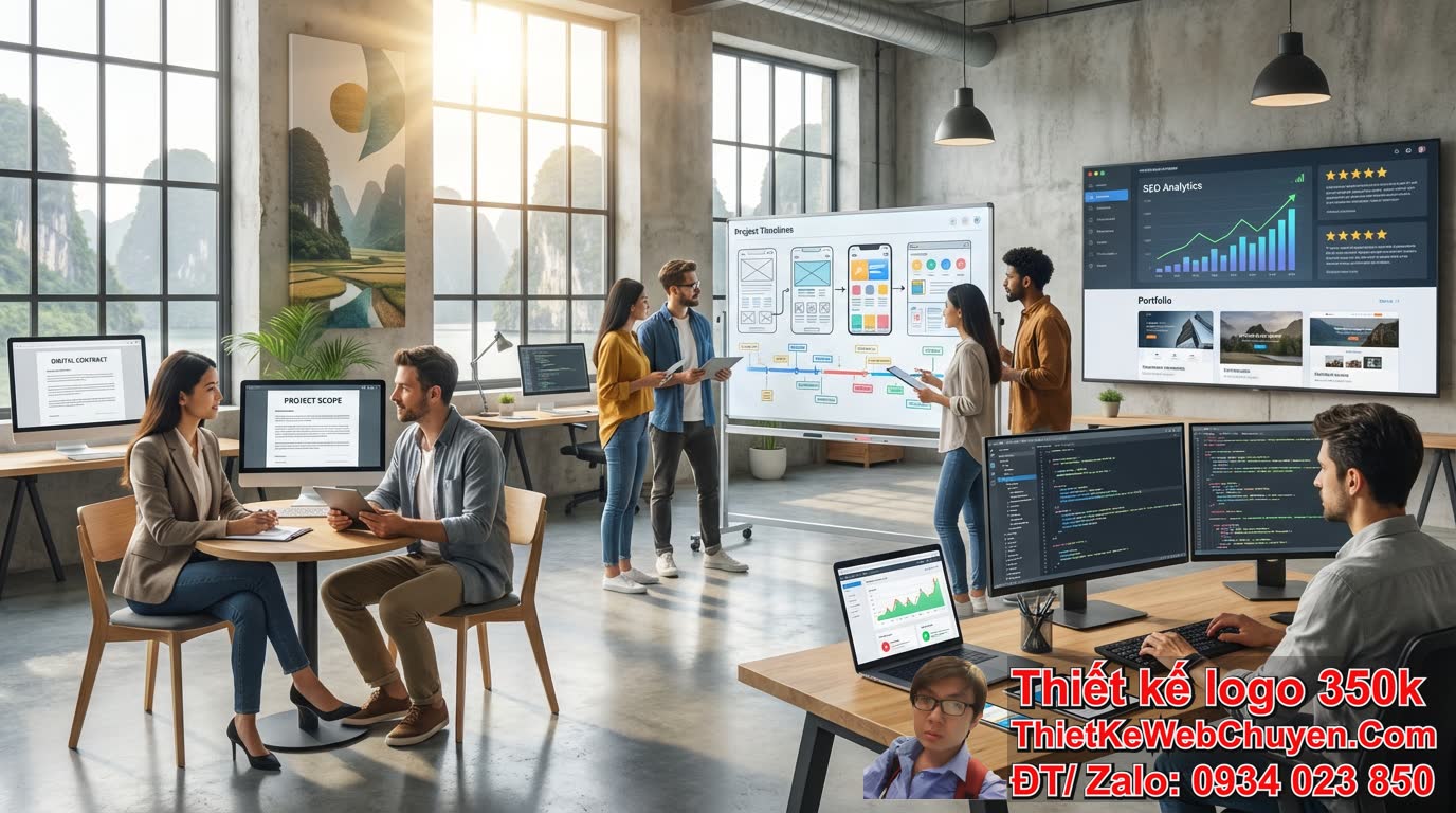 **Quy trình *thiết kế web tại Ninh Bình giá rẻ* của một đơn vị chuyên nghiệp như
thế nào?**