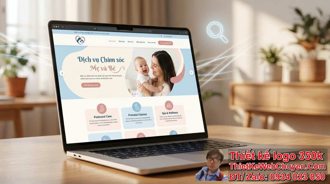 Tại sao cần thiết kế web dịch vụ chăm sóc mẹ và bé giá rẻ cho dịch vụ chăm sóc
mẹ và bé của bạn?